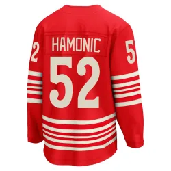 Men's Travis Hamonic Detroit Red Wings Centennial Jersey - Red Breakaway