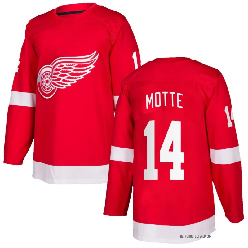 Men's Tyler Motte Detroit Red Wings Home Jersey - Red Authentic