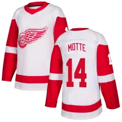Men's Tyler Motte Detroit Red Wings Jersey - White Authentic