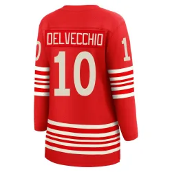 Women's Alex Delvecchio Detroit Red Wings Centennial Jersey - Red Breakaway