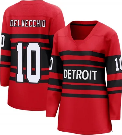 Women's Alex Delvecchio Detroit Red Wings Special Edition 2.0 Jersey - Red Breakaway