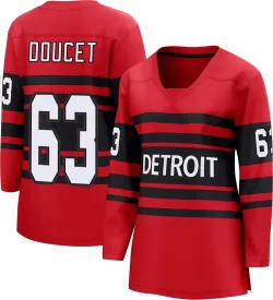 Women's Alexandre Doucet Detroit Red Wings Special Edition 2.0 Jersey - Red Breakaway