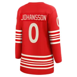 Women's Anton Johansson Detroit Red Wings Centennial Jersey - Red Breakaway