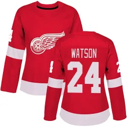 Women's Austin Watson Detroit Red Wings Home Jersey - Red Authentic