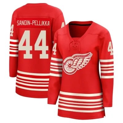 Women's Axel Sandin-Pellikka Detroit Red Wings Centennial Jersey - Red Breakaway