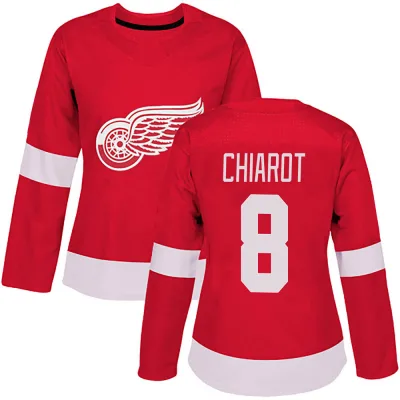 Women's Ben Chiarot Detroit Red Wings Home Jersey - Red Authentic