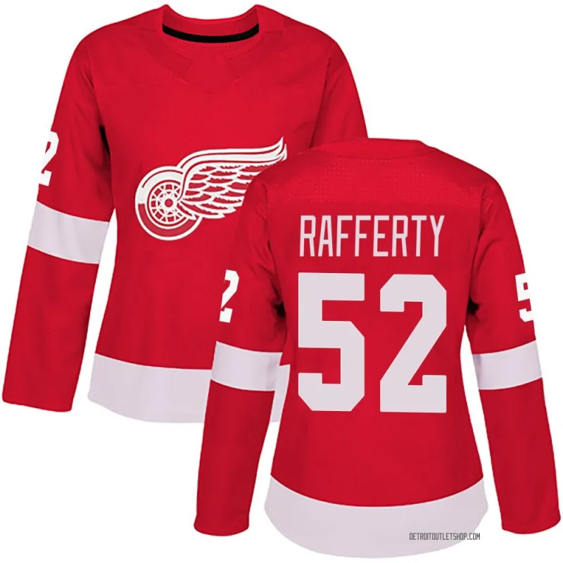 Women's Brogan Rafferty Detroit Red Wings Home Jersey - Red Authentic