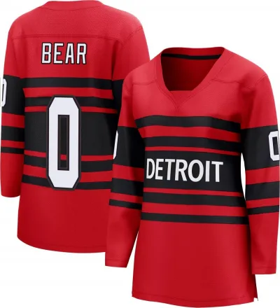 Women's Carter Bear Detroit Red Wings Special Edition 2.0 Jersey - Red Breakaway