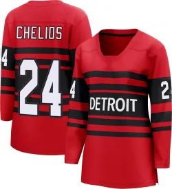 Women's Chris Chelios Detroit Red Wings Special Edition 2.0 Jersey - Red Breakaway
