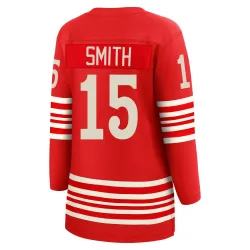 Women's Craig Smith Detroit Red Wings Centennial Jersey - Red Breakaway