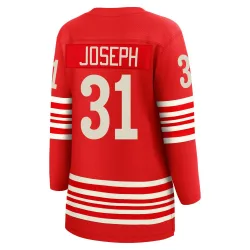 Women's Curtis Joseph Detroit Red Wings Centennial Jersey - Red Breakaway