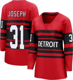 Women's Curtis Joseph Detroit Red Wings Special Edition 2.0 Jersey - Red Breakaway