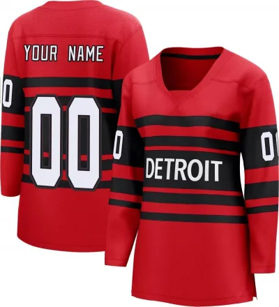 Women's Custom Detroit Red Wings Special Edition 2.0 Jersey - Red Breakaway