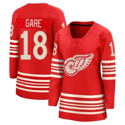 Women's Danny Gare Detroit Red Wings Centennial Jersey - Red Breakaway