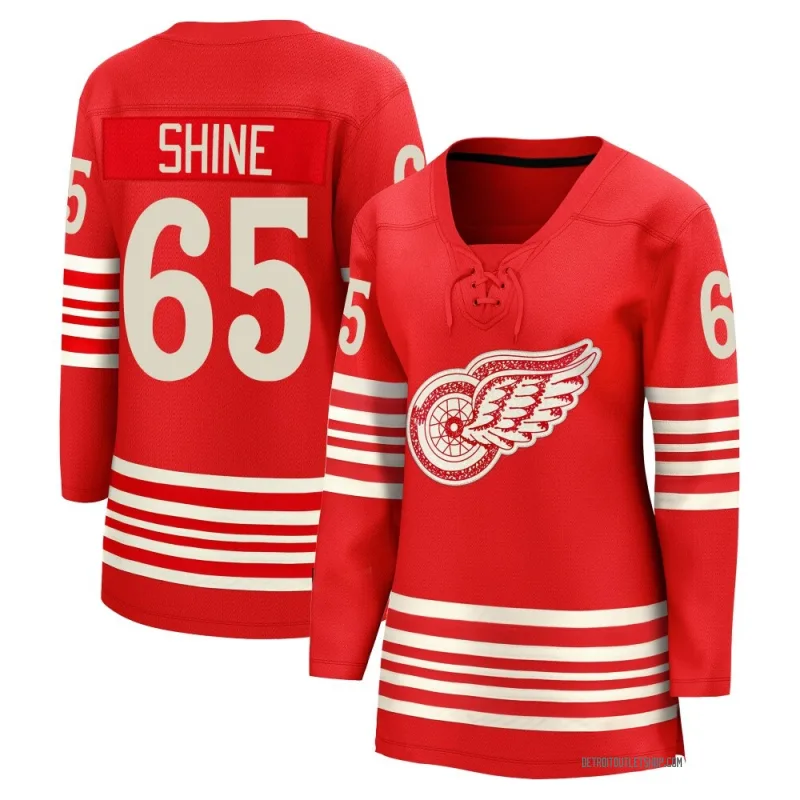 Women's Dominik Shine Detroit Red Wings Centennial Jersey - Red Breakaway