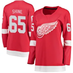 Women's Dominik Shine Detroit Red Wings Home Jersey - Red Breakaway