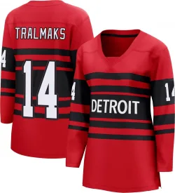 Women's Eduards Tralmaks Detroit Red Wings Special Edition 2.0 Jersey - Red Breakaway