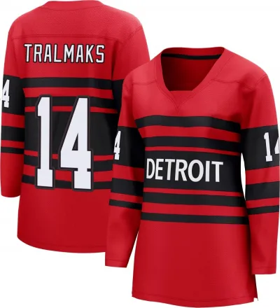Women's Eduards Tralmaks Detroit Red Wings Special Edition 2.0 Jersey - Red Breakaway