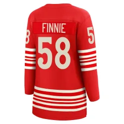 Women's Emmitt Finnie Detroit Red Wings Centennial Jersey - Red Breakaway