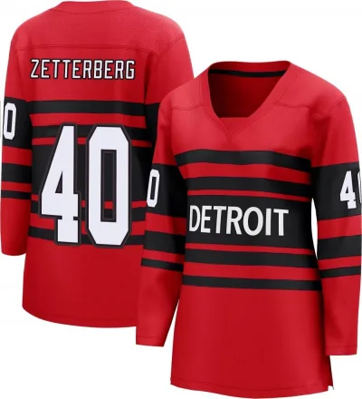 Women's Henrik Zetterberg Detroit Red Wings Special Edition 2.0 Jersey - Red Breakaway