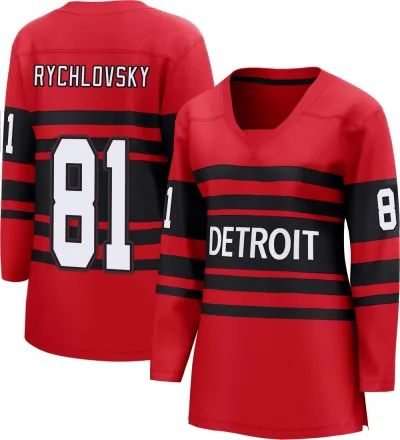 Women's Jakub Rychlovsky Detroit Red Wings Special Edition 2.0 Jersey - Red Breakaway