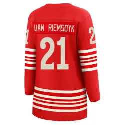 Women's James van Riemsdyk Detroit Red Wings Centennial Jersey - Red Breakaway