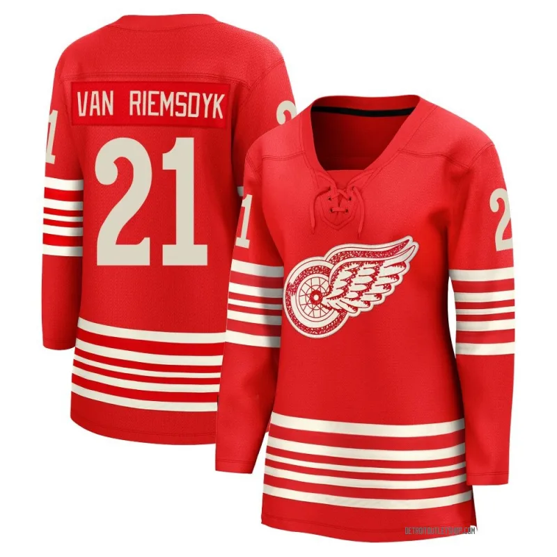 Women's James van Riemsdyk Detroit Red Wings Centennial Jersey - Red Breakaway