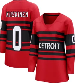 Women's Jesse Kiiskinen Detroit Red Wings Special Edition 2.0 Jersey - Red Breakaway