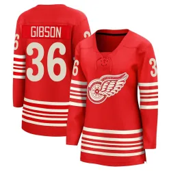 Women's John Gibson Detroit Red Wings Centennial Jersey - Red Breakaway