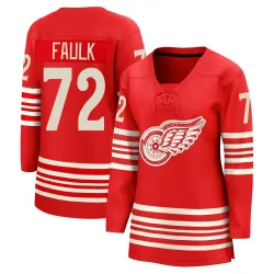 Women's Justin Faulk Detroit Red Wings Centennial Jersey - Red Breakaway