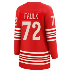 Women's Justin Faulk Detroit Red Wings Centennial Jersey - Red Breakaway