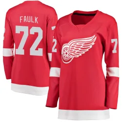 Women's Justin Faulk Detroit Red Wings Home Jersey - Red Breakaway