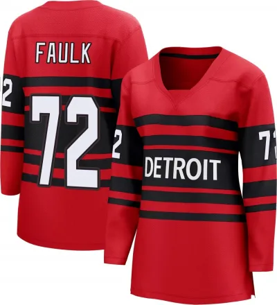 Women's Justin Faulk Detroit Red Wings Special Edition 2.0 Jersey - Red Breakaway