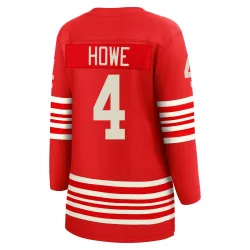 Women's Mark Howe Detroit Red Wings Centennial Jersey - Red Breakaway