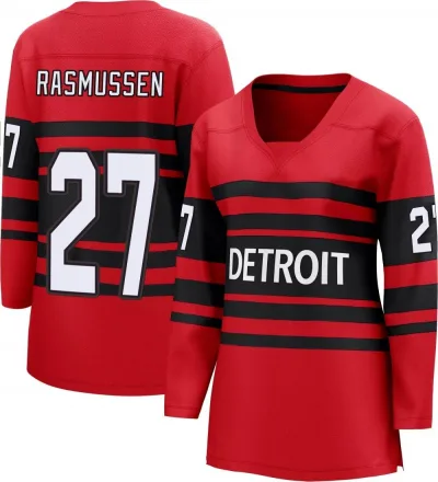Women's Michael Rasmussen Detroit Red Wings Special Edition 2.0 Jersey - Red Breakaway