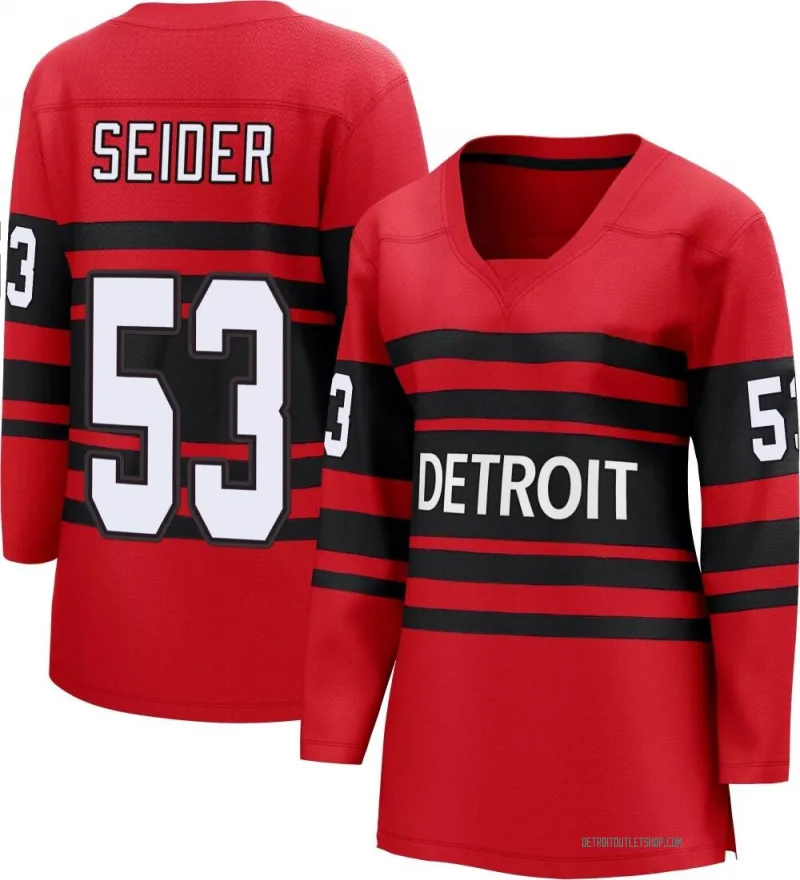 Women's Moritz Seider Detroit Red Wings Special Edition 2.0 Jersey - Red Breakaway