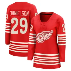 Women's Nate Danielson Detroit Red Wings Centennial Jersey - Red Breakaway
