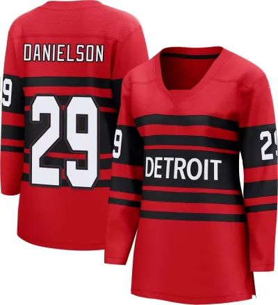 Women's Nate Danielson Detroit Red Wings Special Edition 2.0 Jersey - Red Breakaway