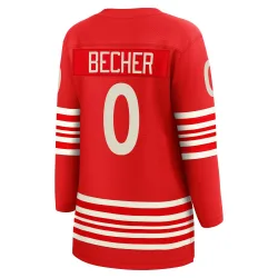 Women's Ondrej Becher Detroit Red Wings Centennial Jersey - Red Breakaway