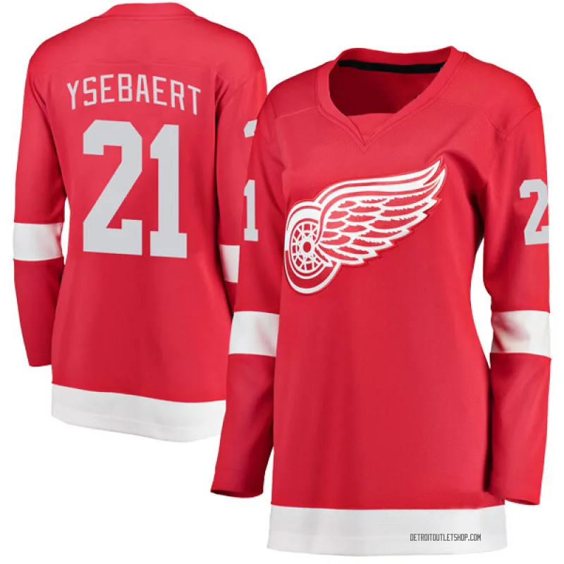 Women's Paul Ysebaert Detroit Red Wings Home Jersey - Red Breakaway