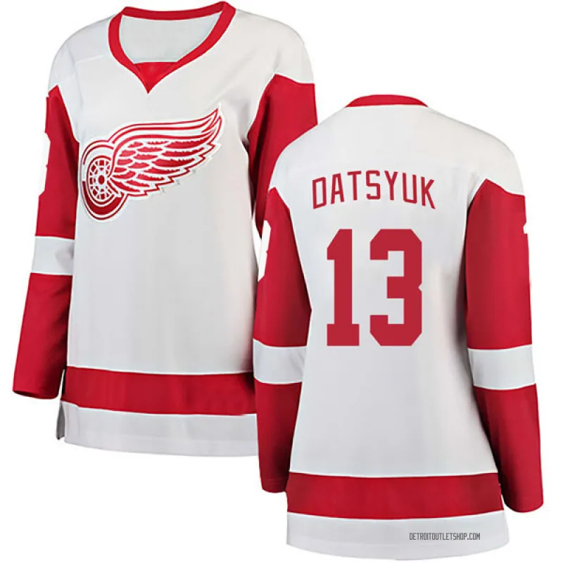 Women's Pavel Datsyuk Detroit Red Wings Away Jersey - White Breakaway