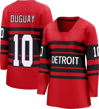 Women's Ron Duguay Detroit Red Wings Special Edition 2.0 Jersey - Red Breakaway