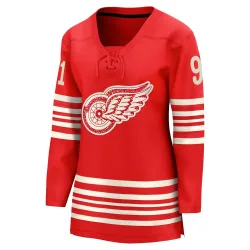 Women's Sergei Fedorov Detroit Red Wings Centennial Jersey - Red Breakaway