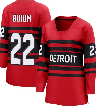 Women's Shai Buium Detroit Red Wings Special Edition 2.0 Jersey - Red Breakaway