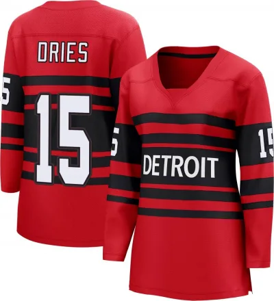 Women's Sheldon Dries Detroit Red Wings Special Edition 2.0 Jersey - Red Breakaway