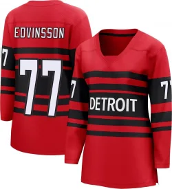 Women's Simon Edvinsson Detroit Red Wings Special Edition 2.0 Jersey - Red Breakaway