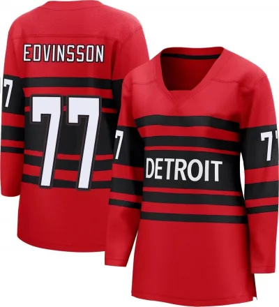 Women's Simon Edvinsson Detroit Red Wings Special Edition 2.0 Jersey - Red Breakaway