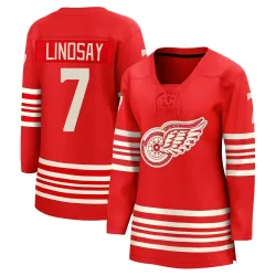 Women's Ted Lindsay Detroit Red Wings Centennial Jersey - Red Breakaway