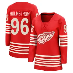 Women's Tomas Holmstrom Detroit Red Wings Centennial Jersey - Red Breakaway