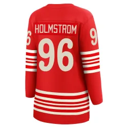 Women's Tomas Holmstrom Detroit Red Wings Centennial Jersey - Red Breakaway